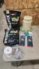 Perlite soil mix, bird feeder, pruners, etc