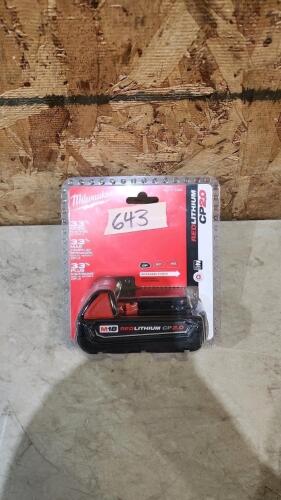 New Milwaukee M18 battery
