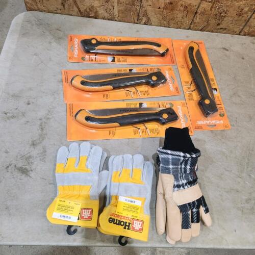 Small work gloves & tree saws