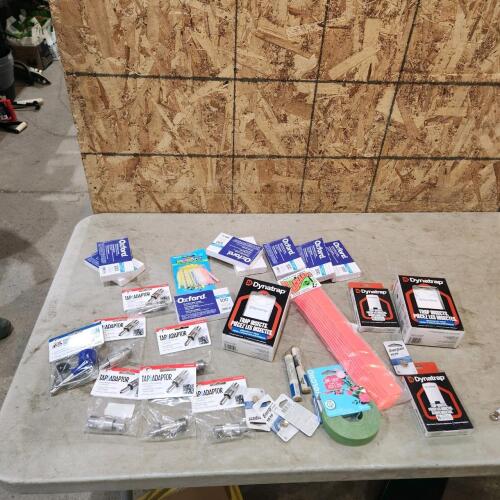 New pet waters, insect trap, index cards, etc.