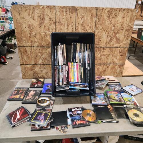 DVD movies & CD'S