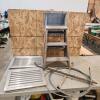 Step ladders, vents, cable, tire iron