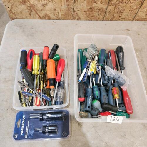 Various screwdrivers