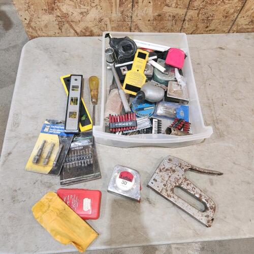 Various carpenter tools