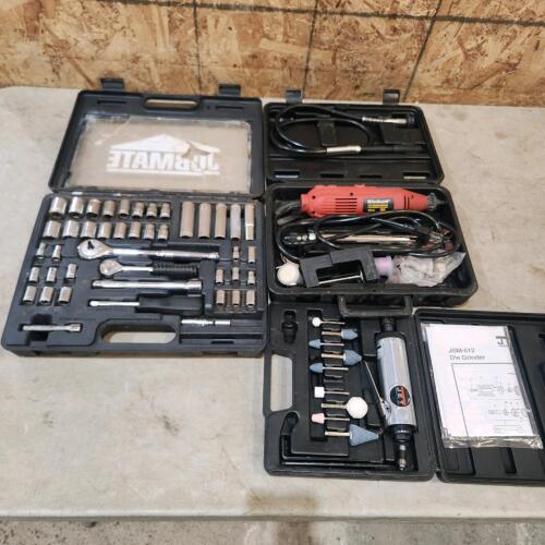 Die grinders, socket set