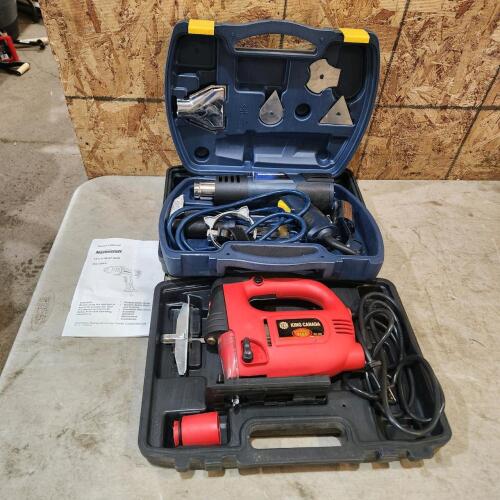 Jigsaw, heat gun