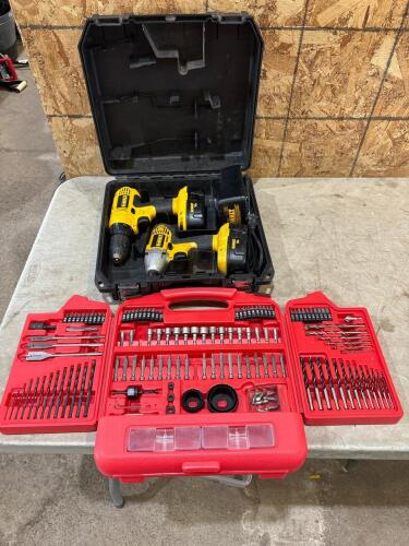 Dewalt 18v Drill and driver kit and drill bits