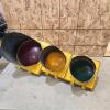 Metal traffic light
