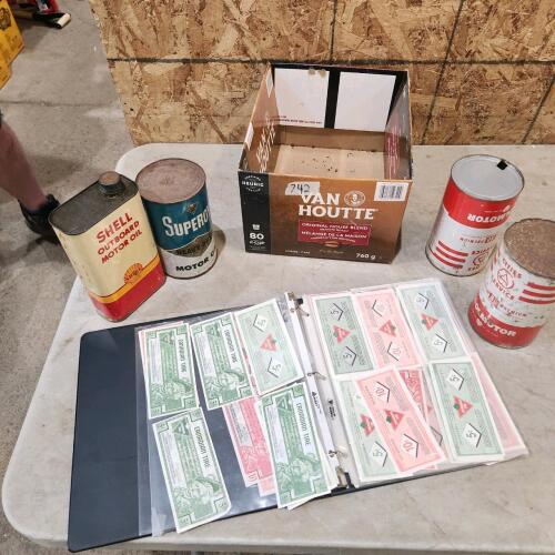 72 Canadian tire bills