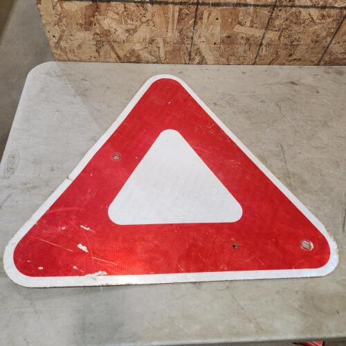 23" Metal sign