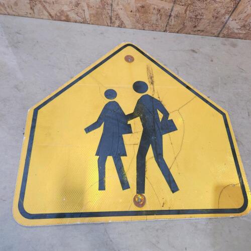 23"x23" Metal sign