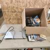 DVD player & various cds & dvds