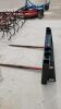 Skid steer bail fork