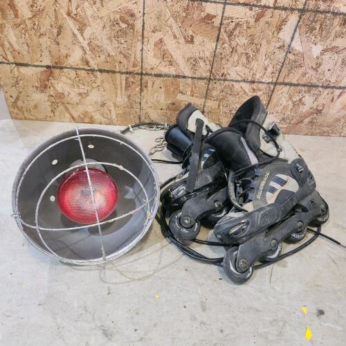 Heat lamp,sz 28.5 rollerskates