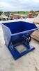 Pallet fork mount dumping bin 43"W 36"D