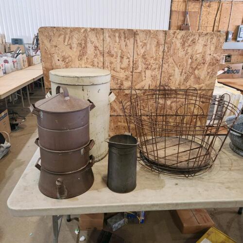 Garbage can, baskets, etc.