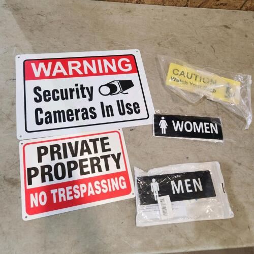 Various signs