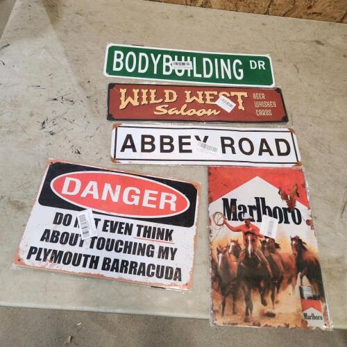 Various signs