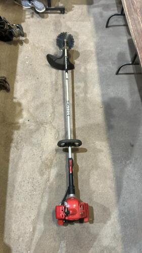 Gas string trimmer w blade attachment