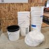 7 5 Gal pails w 6 lids