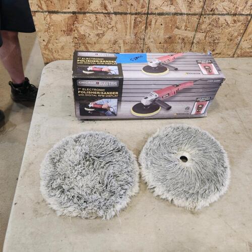 7" Electronic polisher/sander