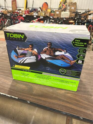 2 Inflatable river tubes