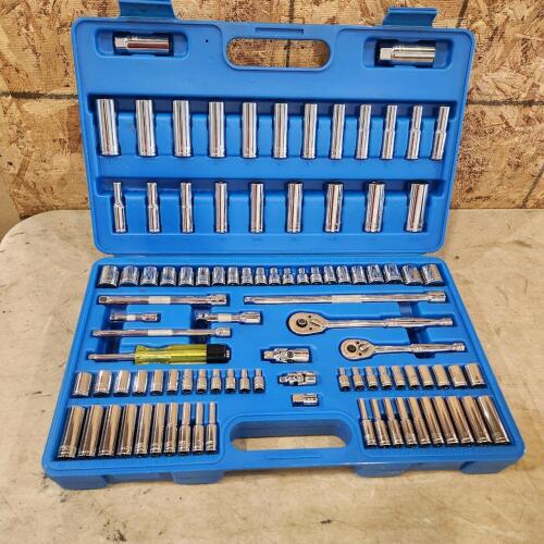 Complete 3/8" & 1/4" socket set