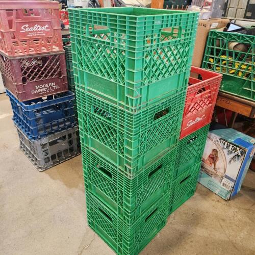 7 Milk crates