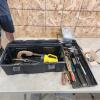 Toolbox w tools, work light, etc.