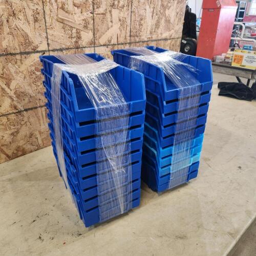 20 Poly storage bins