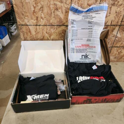 X- Men memorabilia, true crime memorabilia