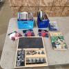 Router bits, CDs, locks, etc.
