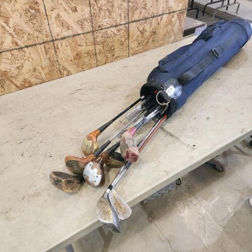 Various golf clubs w damage