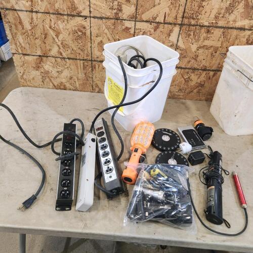 Power bars, flashlights