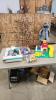 Water fountain, kids toys, horse shoes, decor