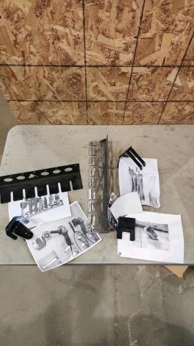 Metal wallmount tool holders