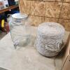 Roll of yarn, drink dispenser