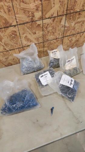Various 2" tin screws