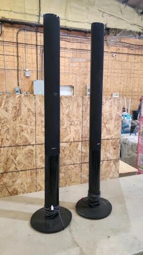 4' Tower speakers