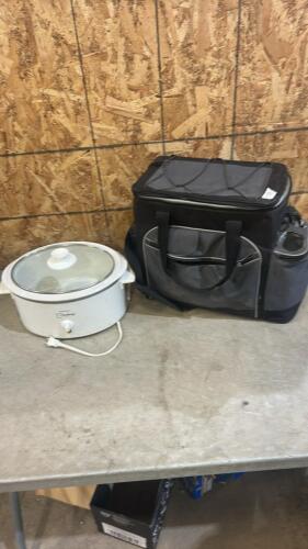 Slow cooker, 12V koolatron cooler bag