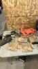 Tool belts, drill, panel grabbers