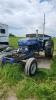 Running diesel Leyland tractor w grader blade - 2