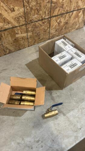 30 unthreaded 3/4&rdquo; valves