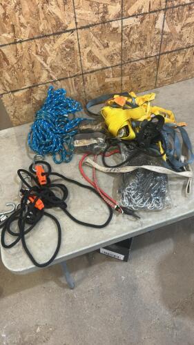 Safety rope, bungee cords, straps