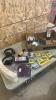 Wire brushes, headphones, sanding disks, string line, etc