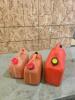 3 Gas can no lids or spouts