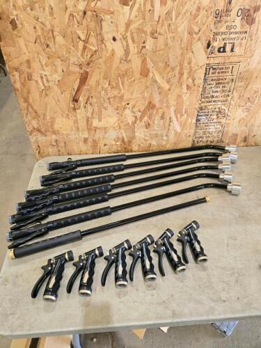 New 6-36" watering wands, 1-28" extender, 6- jet nozzles