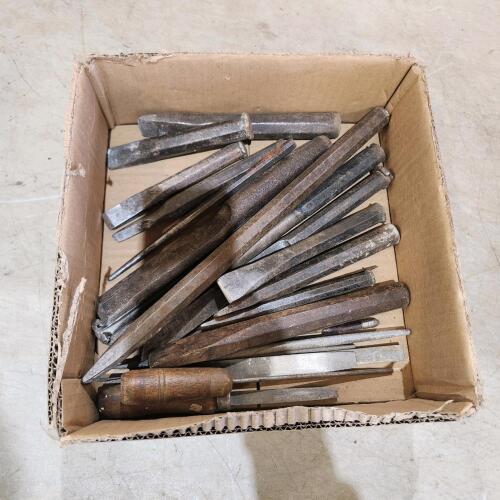 Various punches & chisels