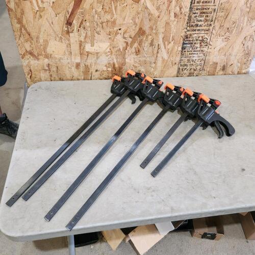 4 24" & 2 12" Quick clamps