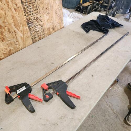 2 38" Quick clamps